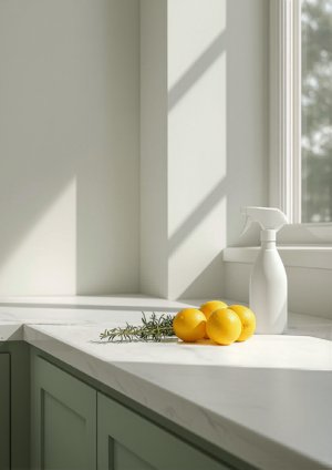 Bright modern kitchen interior